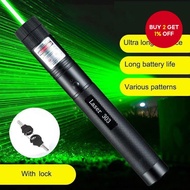 Laser 303 Starry Sky Long-Distance Flashlight with Red and Green Laser Pointer Laser 303 Laser Langi