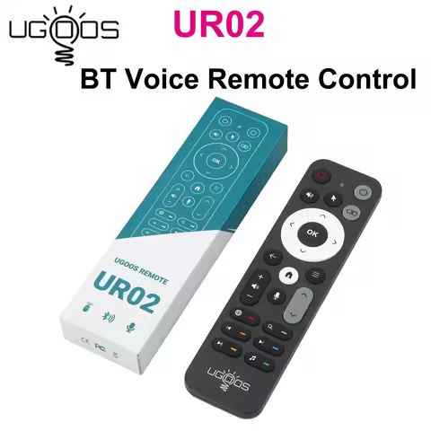 Original UGOOS BT Voice Remote Control Replacement Gyroscope Air Mouse for Ugoos SK1 AM8 Pro AM6B PL