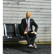 Figure 1 Men's Office64 Type 7 Diorama Diecast Miniature Hot Wheel Office Worker Sitting People Hot 