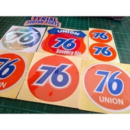 STICKERS 76 LUBRICANT STICKER CUTTING PANTUL CAHAYA STICKER 76 UNION