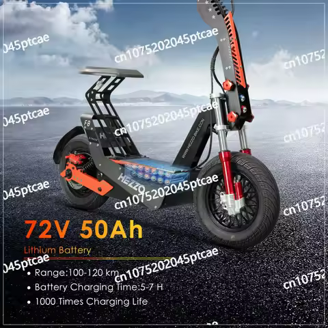 72V 10Kw 100Km/h 50Ah 150Km 16-inch Off-road Scooter Foldable with Seat F8 Electric Scooter