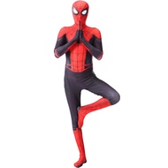 New Spiderman Costume Man Adults Cosplay Fantasia Anime Miles Morales Zentai with Mask Halloween Cos
