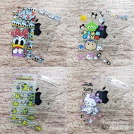 RANDOM MOTIF Tempered Glass Fullset Cartoon Image iP 6 7 8
