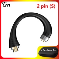 TRN BT20 PRO Cable Add Faaeal Portable PU Square Storage Box 0.78mm/0.75mm/MMCX/2Pin-S Connector Upg