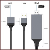 HDMI Cable 3 in 1 Phone to TV Android/Phone/Type-C for Mobile Phone/Projector/TV/Monitor HD