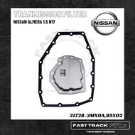 NISSAN ALMERA N17 1.5 AUTO FILTER 31728-3MX0A, 31728-85X02
