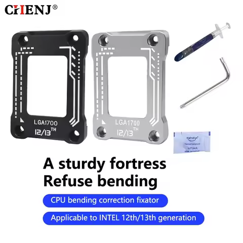 LGA1700 Socket CPU Frame Aluminum Alloy Contact Frames LGA 1700 Kit Heavy Duty Contact Frames CPU Be