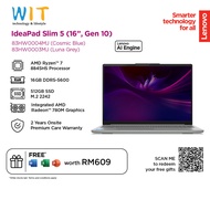 Lenovo IdeaPad Slim 5 16AHP10 83HW0003MJ (AMD Ryzen 7-8845HS/16GB RAM/512GB SSD/16" 2.8K OLED/Office