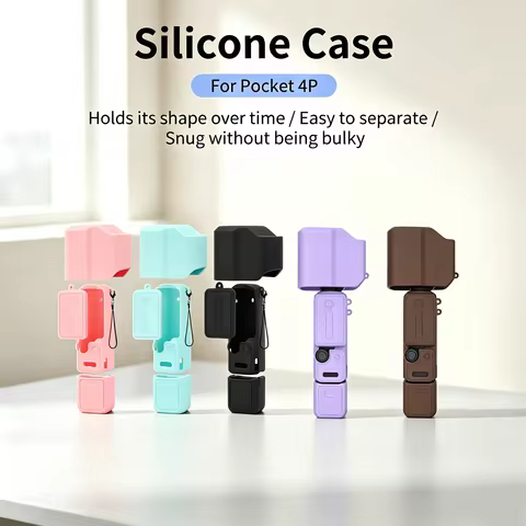 Silicone Protective Case for DJI Osmo Pocket 4P Comprehensive Protection Silicone Cover for DJI Pock