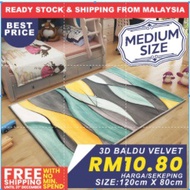 3d Baldu Velvet 120x80cm / Most Cheap Price Only In Week / Beautiful Carpet Abstract Design Cheap Le