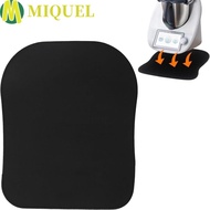 MIQUEL Cookware Slide Mat, Rubber Black Mixer Table Pad, Thermomix Accessories Anti-fouling Durable Clean Mobile Table Pad Stand Mixer
