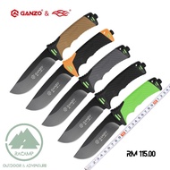 GANZO G8012 FIXED BLADE KNIFE CUTTER FIRE STARTER WITH SHEATH