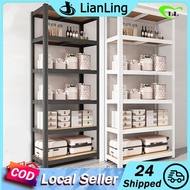 【LianLing】3-5 Tier Metal Boltless Rack Home kitchen Store Storage Rack Warehouse Rak Besi Serbaguna 