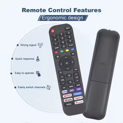 Universal Remote Control Replacement for Hisense TV 40A4HV 40A4070GMV 43H6G 43H77G 43V6G 43A60G 43A6
