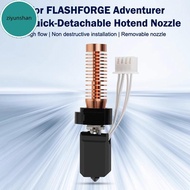 ziyunshan For Flashforge Adventurer 5M Nozzle Kit Upgrade Hotend Pinting Qui-Detachable Nozzle AD5M 