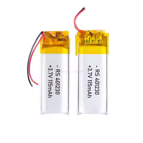 Wholesale 50/100/200 Pieces 401230 3.7V 115mAh Lithium Li-Po Polymer Rechargeable Battery 041230
