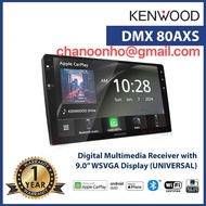 KENWOOD DMX80AXS 9 INCH WIRELESS APPLE CARPLAY & ANDROID AUTO CAR MULTIMEDIA PLAYER FOR UNIVERSAL (2