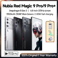 【Global Rom】Nubia RedMagic 9 Pro+ Snapdragon 8 Gen 3 Red Magic 9 Pro Dual SIM 5G Redmagic Gaming Phone 165W Fast Chargin