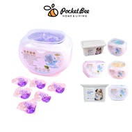 Pocketbee - Laundry Capsules/Laundry Beads/Detergent Liquid Capsules Softener/99% antibacterial 50 P