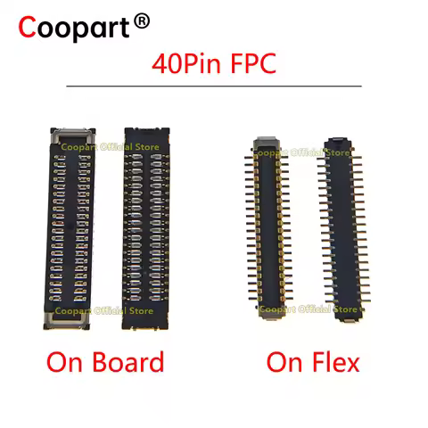 40Pin LCD Display Screen FPC Connector On MotherBoard For Xiaomi 10T/10T Pro/Redmi 9/Note 9 Pro 5G /