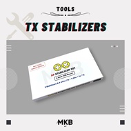 [READY STOCK] TX Stabilizers Set Rev. 3 & Almost Perfect (AP) Plate Mount Stabilizer for Mechanical 