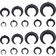 18 PCS Kit Peregangan Septum Akrilik, Cincin Septum Penjepit Bentuk C, Cincin Pengembang Peregangan 