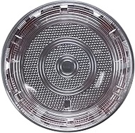 Strix Design F-724 Food Pack, Hors d'Oeuvres Tray, 3 Pieces, Silver, Vermilion Diameter 12.4 x 1.8 i