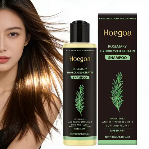 Rosemary Thickening Shampoo Hair Care Vitamin C Vitamin E Volumizing Moisturizing and Repairing Oil 