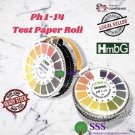 【hot sale】 ❍∏✌ C31 🔥[Ready stock]🔥PH Indicator Test Paper Ph1-14 (Roll Type)