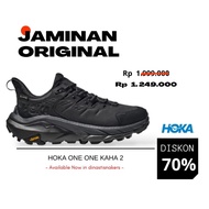 Hoka ONE ONE KAHA 2 LOW GTX GORE-TEX HIKING SHOES - BLACK/BLACK