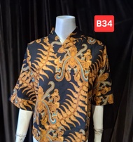 ( Ready Stock) SW0088KKV Batik Ladies Blouse Batik Baju Poncho Perempuan Batik Baju Kelawar poncho B