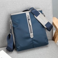 Oxford cloth men's bag shoulder bag casual crossbody bag fashionable men's bag canvas cross bag trendy men's vertical small backpack 【JYUE】