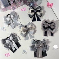 Ribbon ribbon lightstick ls deco black and white black white gray gray bts armybomb le sserafim enhy