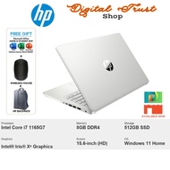 Laptop - Natural Silver HP Laptop 15S-FQ2538TU (Intel i7, 8GB/512GB, Windows 11) 15.6-inch