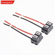 LOVESPACE 2Pcs H7 LED Headlight Socket Adapter Wiring Harness Sockets Car Wire Connector Cable Plug 