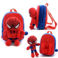 School Season 3D Spiderman Kids Backpack Boys Book Bag Kindergarten School Bag