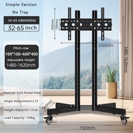 32-65 Inch Universal Floor TV Stand Heavy Duty Adjustable TV Bracket LED LCD Trolley Movable Rack wi