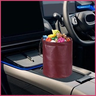 Car Trash Can 0.9 Gallon Vehicle Waste Storage Vehicle Front Seat Storage Box for RV SUV Truck Drive