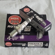 FR6AHX-S☄️Twin Tip☄️Toyota CamryEstimaVellfireHarrierWish Honda AccordCivic NGK 94279 Ruthenium HX S
