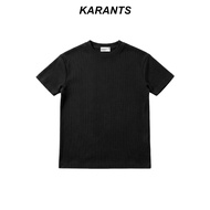 Karants T-Shirt Cleanfit Fabrik Ribbed Polos Unisex Lelaki & Wanita - KR388