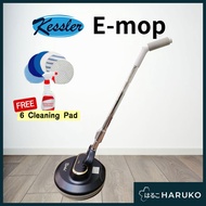 【 Free 6 Cleaning pad 】Kessler E-Mop 360 Rotation Free Handheld use