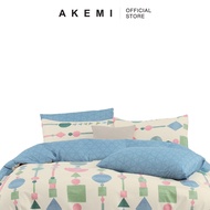 Ai By AKEMI Lovesome 650TC Mosby (Bedsheet | Fitted Sheet Set)