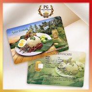 Public Gold Bullion Bar 1g (Au 999.9) - Nasi Lemak