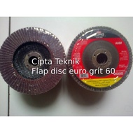 MATA Euro Flap Disc 4 inch Grit 60 Sandpaper Grinding Wheel Grit60 A60 Diameter 4inch