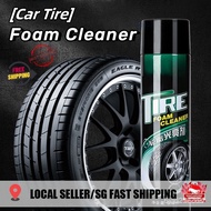In Stock Car Tire Foam Cleaner Automotive Tire Wheel Shine Coating Spray UV Aging Protection Car Motorcycle 4M2U