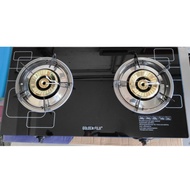 GOLDEN FUJI 2 Burner Glass Top Gas Stove GF-M829 Dapur Gas Kaca (SIRIM Approved)(BubbleWrap)