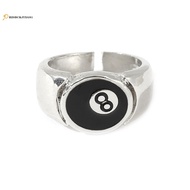 8 Ball Pool Ball Ring Adjustable Number Black 8 Eight Pool Billiard Ring, for Pool Lovers