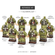 New Product JGTH032-41 Small Particle Building Blocks German Assembly North Africa Defense Special F