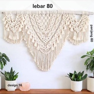 Macrame jumbo A // wall hangging home decor Macrame Rope