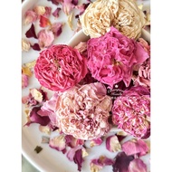 [Orange Handmade] Dry Rose Petals Baking Ingredients Edible Rose Petals Edible Flowers for Cake Deco